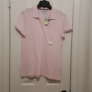 Nautica Pink Ladies Polo